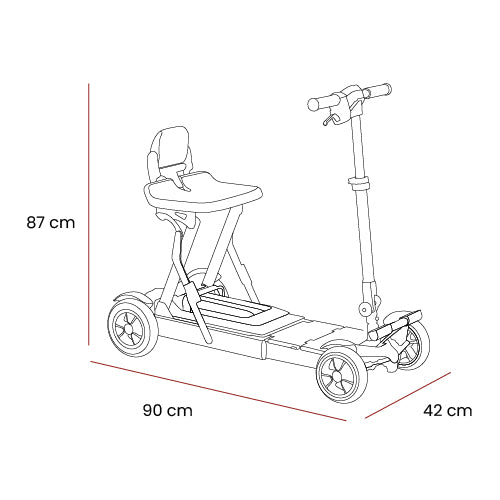mLITE Folding Lithium Scooter ( Class 2, 4mph )