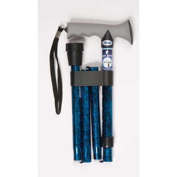 SOFT GRIP FOLDING CANE