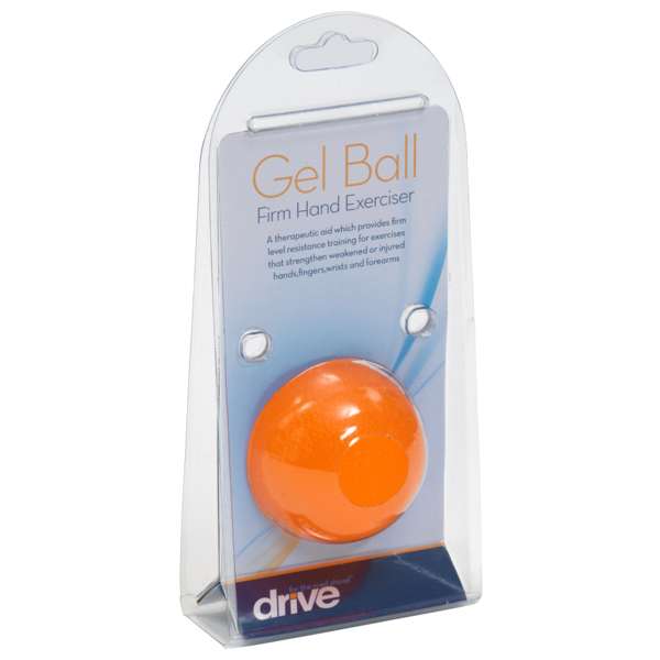 Gel Ball Hand Exerciser (Orange - Firm)