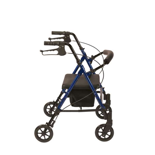 Adjustable Seat Height Rollator 7.5" Wheel