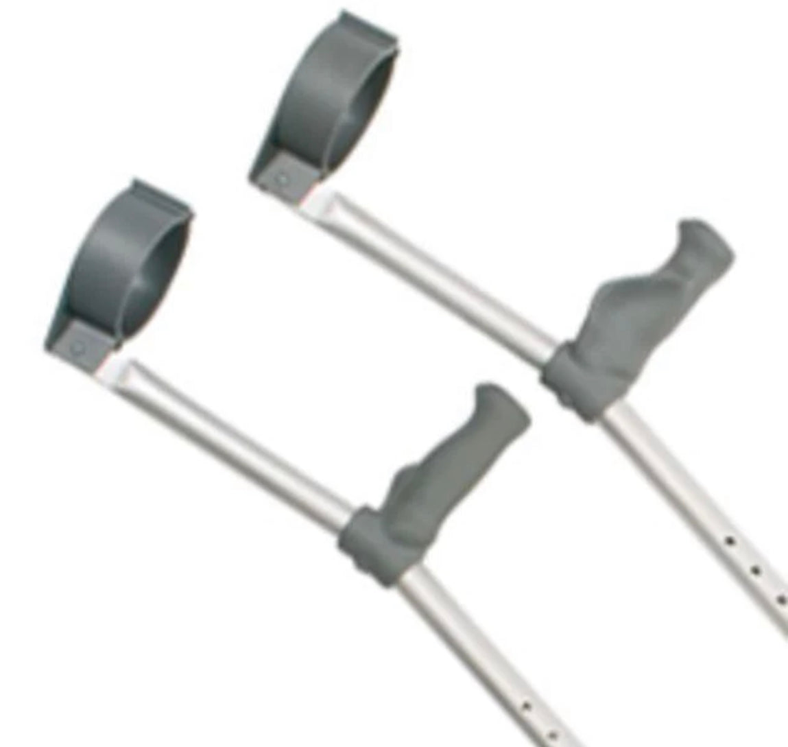Ergonomic Handle Adjustable Crutches