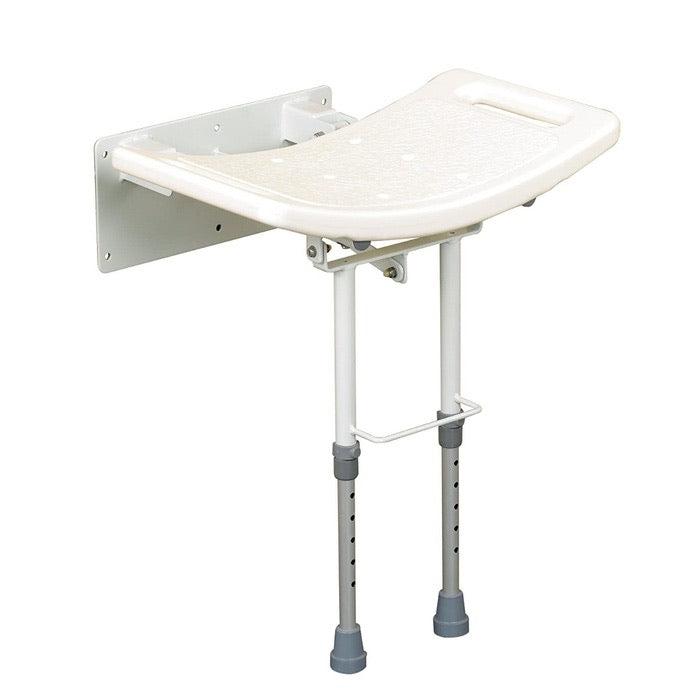 Days Wall Mounted Shower Seat with Legs