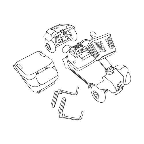 eMove 8 - STD battery scooter (8MPH) 2yr Warranty