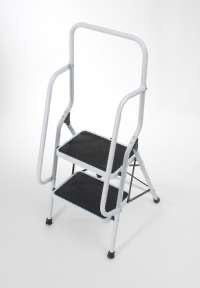 2 Step Safety Ladder with Handrail